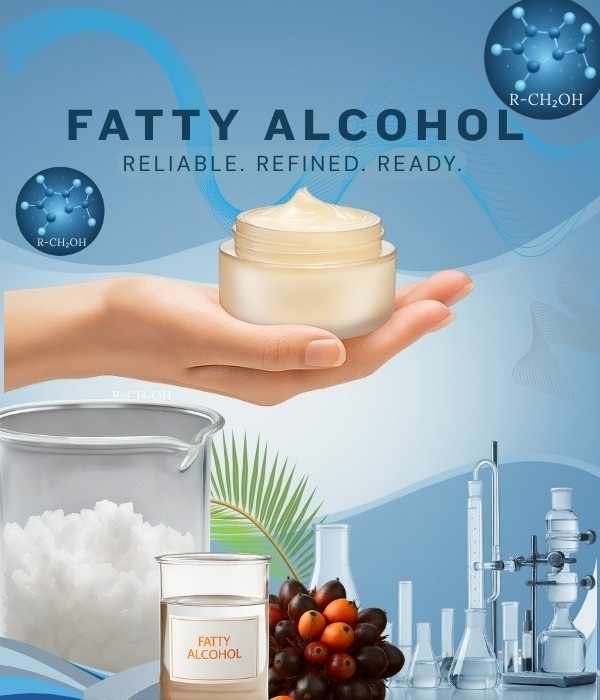 Palm derived fatty alcohol used in detergents cosmetics surfactants and personal care oleochemical applications