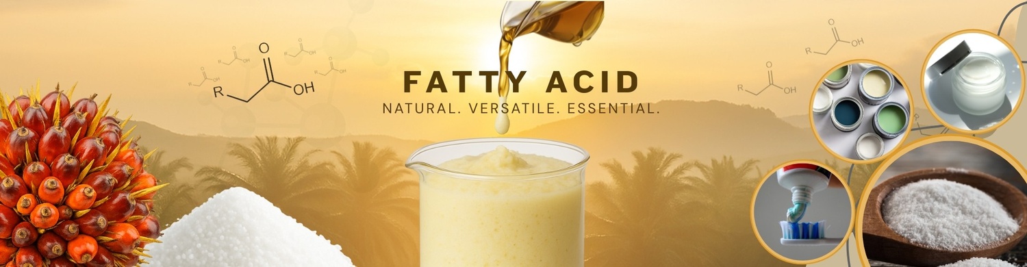 Palm oil fatty acids used in oleochemicals, soaps, detergents, cosmetics and industrial applications